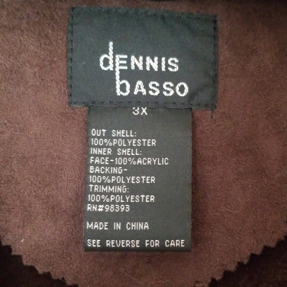 VTG Style NWOT Dennis Basso Brown Fur Coat - Picture 4 of 8